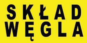 Baner Reklamowy 2 x 1 m -Sprzedaż Węgla Drewna Ekogroszek- Baner Premium - Mocny !