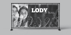 BANER PREMIUM - LODY JAK DAWNIEJ KRAFTOWE - 200X100 CM - SUPER JAKOŚĆ!