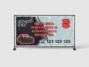 BANER REKLAMOWY - MECHANIKA SAMOCHODOWA - 200X100 CM - SUPER JAKOŚĆ!