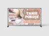 BANER REKLAMOWY - TANIE POKOJE - 200X100 CM - SUPER JAKOŚĆ!