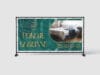 BANER REKLAMOWY - POKOJE GOŚCINNE - 200X100 CM - SUPER JAKOŚĆ!