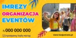 BANER PREMIUM - ORGANIZACJA EVENTÓW IMPREZ -200X100 CM - SUPER JAKOŚĆ!