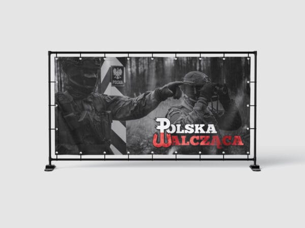 BANER PREMIUM - POLSKA WALCZĄCA - 200X100 CM - SUPER JAKOŚĆ!
