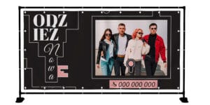 BANER PREMIUM - ODZIEŻ NOWA UŻYWANA - 200X100 CM - SUPER JAKOŚĆ!