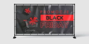 BANER REKLAMOWY - BLACK FRIDAY - 200X100 CM - SUPER JAKOŚĆ!