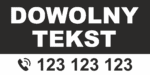 BANER REKLAMOWY - DOWOLNY TEKST - CZAR - 200X100 CM - SUPER JAKOŚĆ!