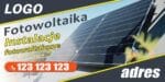 Baner Reklamowy 2 x 1 m -Fotowoltaika- Baner Premium - Mocny !