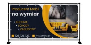 Baner Premium - Meble na Zamówienie - 2x1m - SUPER JAKOŚĆ!!