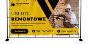 Usługi Remontowe - Baner Premium - Wyjątkowa Wytrzymałość!