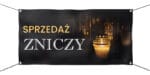 BANER REKLAMOWY - ZNICZE NA SPRZEDAŻ - 200X100 CM - WZ2