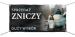 BANER REKLAMOWY - SPRZEDAŻ ZNICZY DUŻY WYBÓR - 200X100 CM