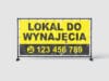 BANER REKLAMOWY - LOKAL DO WYNAJĘCIA WZ. 2 - 200 X 100 CM