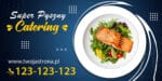 BANER PREMIUM - CATERING ZDROWA ŻYWNOŚĆ - 200X100 CM - SUPER JAKOŚĆ!!