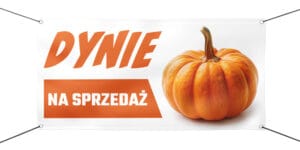 BANER REKLAMOWY - SPRZEDAŻ DYNI - 200x100 cm - SUPER JAKOŚĆ - WZ1