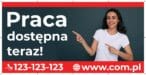 Baner Reklamowy 2 x 1 m - Zatrudnię Pracownika - Baner Premium - Mocny !
