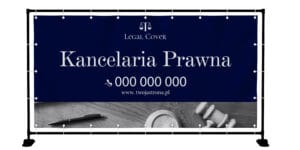 BANER PREMIUM - KANCELARIA PRAWNA -2X1M - SUPER JAKOŚĆ!!