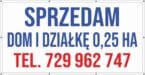 Baner Reklamowy 2 x 1 m - Sprzedam Działkę - Baner Premium - Mocny !