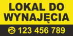 BANER REKLAMOWY - LOKAL DO WYNAJĘCIA WZ. 2 - 200 X 100 CM
