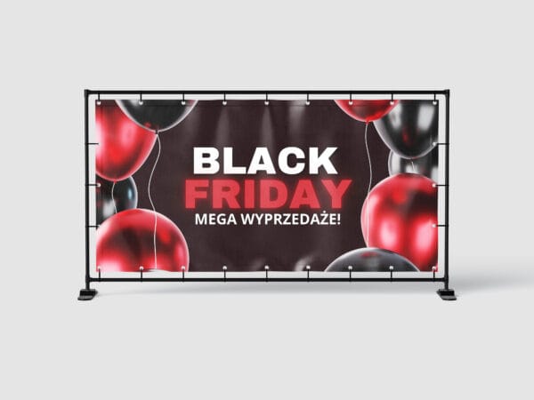 BANER PREMIUM - BLACK FRIDAY - 200X100 CM - SUPER JAKOŚĆ!