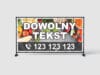 BANER REKLAMOWY - DOWOLNY TEKST - wrz2 - 200X100 CM SUPER JAKOŚĆ!