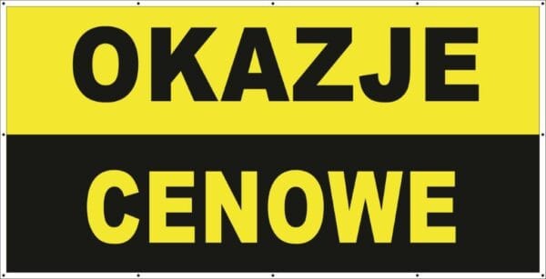 Baner Reklamowy 2 x 1 m -Okazje cenowe- Baner Premium - Mocny !