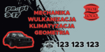 BANER REKLAMOWY - MECHANIKA SAMOCHODOWA - 200X100 CM - SUPER JAKOŚĆ!