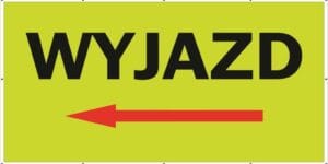 Baner Reklamowy 2 x 1 m - Wyjazd - Baner Premium - Mocny !
