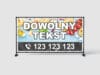 BANER REKLAMOWY - DOWOLNY TEKST - WRZ1 - 200X100 CM SUPER JAKOŚĆ!