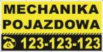 Baner Reklamowy 2 x 1 m - Auto Serwis - Baner Premium - Mocny !