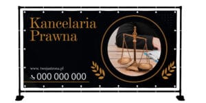 BANER PREMIUM - KANCELARIA PRAWNA - 200X100 CM - SUPER JAKOŚĆ!