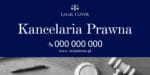 BANER PREMIUM - KANCELARIA PRAWNA -2X1M - SUPER JAKOŚĆ!!