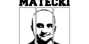 Baner „FREE MATECKI” 100 x 100 cm