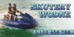 BANER REKLAMOWY - SKUTER WODNY ROWERKI - 200X100 CM