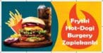 Baner Reklamowy 2 x 1 m -Frytki Zapiekanki Hamburgery - Baner Premium - Mocny !