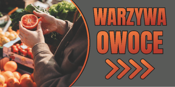 BANER REKLAMOWY - OWOCE I WARZYWA - 200X100 CM - SUPER JAKOŚĆ!