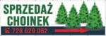 Baner Reklamowy 2 x 1 m - Sprzedaż Choinek - Baner Premium - Mocny !