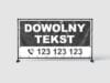 BANER REKLAMOWY - DOWOLNY TEKST - CZAR - 200X100 CM - SUPER JAKOŚĆ!
