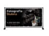BANER PREMIUM - FOTOGRAFIA ŚLUBNA - 200X100 CM - SUPER JAKOŚĆ!