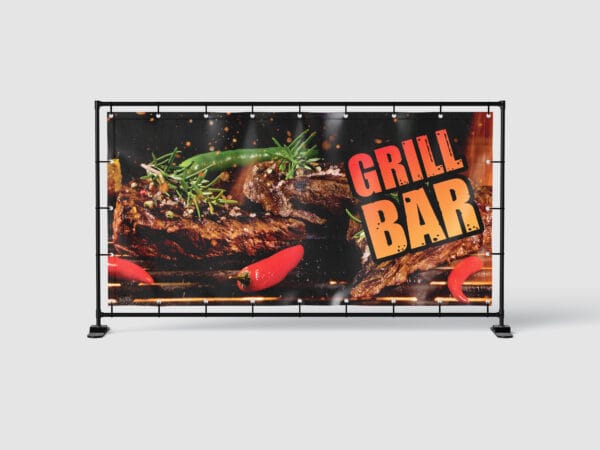 BANER REKLAMOWY - GRILL BAR CHILLI - 200X100 CM - SUPER JAKOŚĆ!