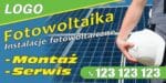 Baner Reklamowy 2 x 1 m -Fotowoltaika- Baner Premium - Mocny !