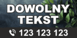 BANER REKLAMOWY - DOWOLNY TEKST - KW3 - 200X100 CM SUPER JAKOŚĆ!