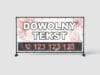 BANER REKLAMOWY - DOWOLNY TEKST - KW2 - 200X100 CM SUPER JAKOŚĆ!