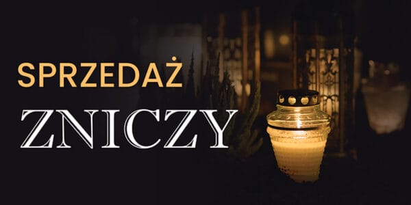 BANER REKLAMOWY - ZNICZE NA SPRZEDAŻ - 200X100 CM - WZ2