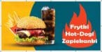 Baner Reklamowy 2 x 1 m -Frytki Zapiekanki Hamburgery - Baner Premium - Mocny !