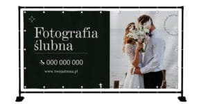Baner Premium - Fotografia Ślubna - 2X1M -  SUPER JAKOŚĆ!