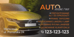 BANER REKLAMOWY - AUTO KOSMETYKA - 200X100 CM - SUPER JAKOŚĆ!