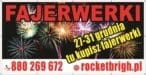 Baner Reklamowy 2 x 1 m - Sprzedaż Fajerwerków - Baner Premium - Mocny !